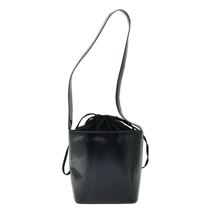 Luxury CELINE Shoulder Bag Enamel Black  70828