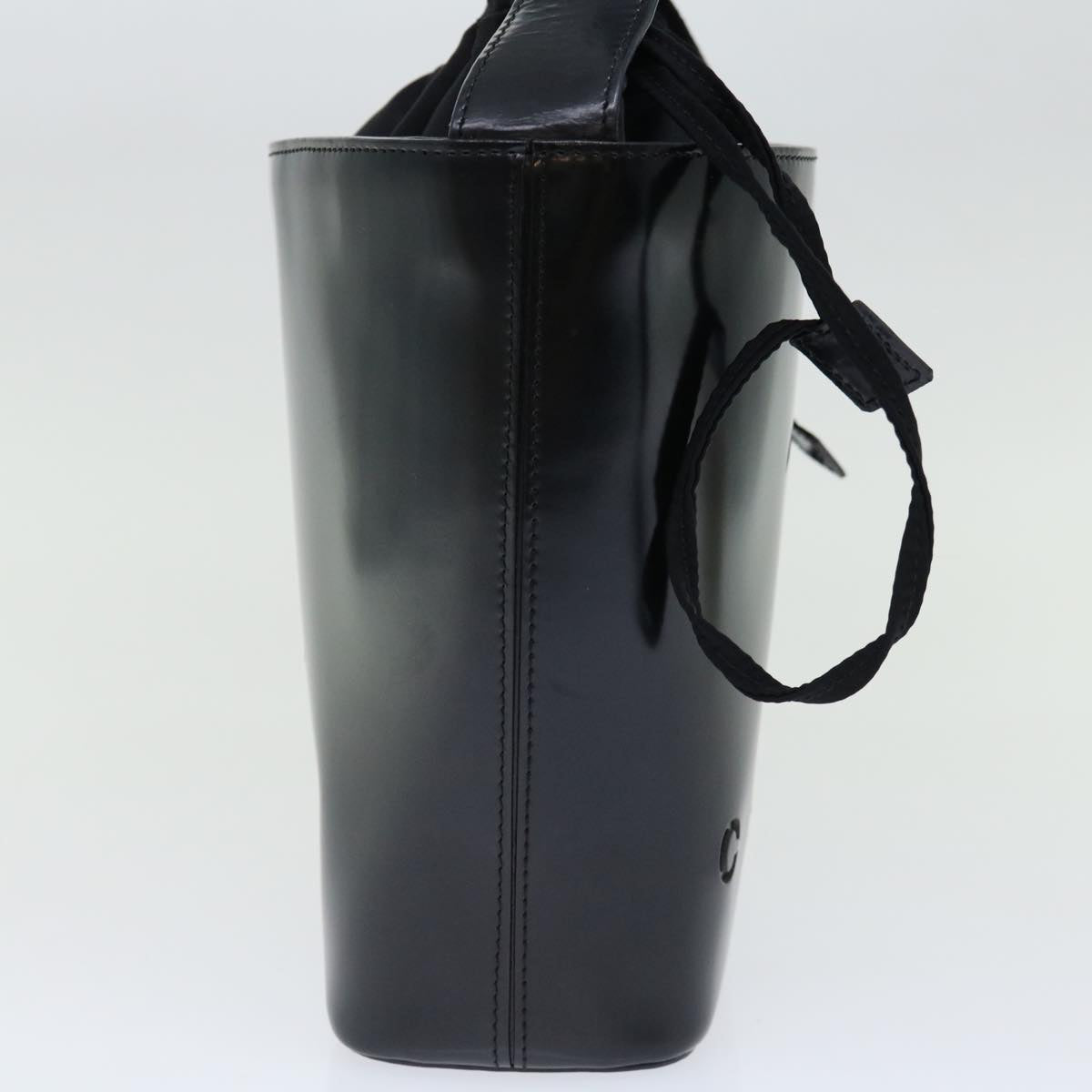 Luxury CELINE Shoulder Bag Enamel Black  70828