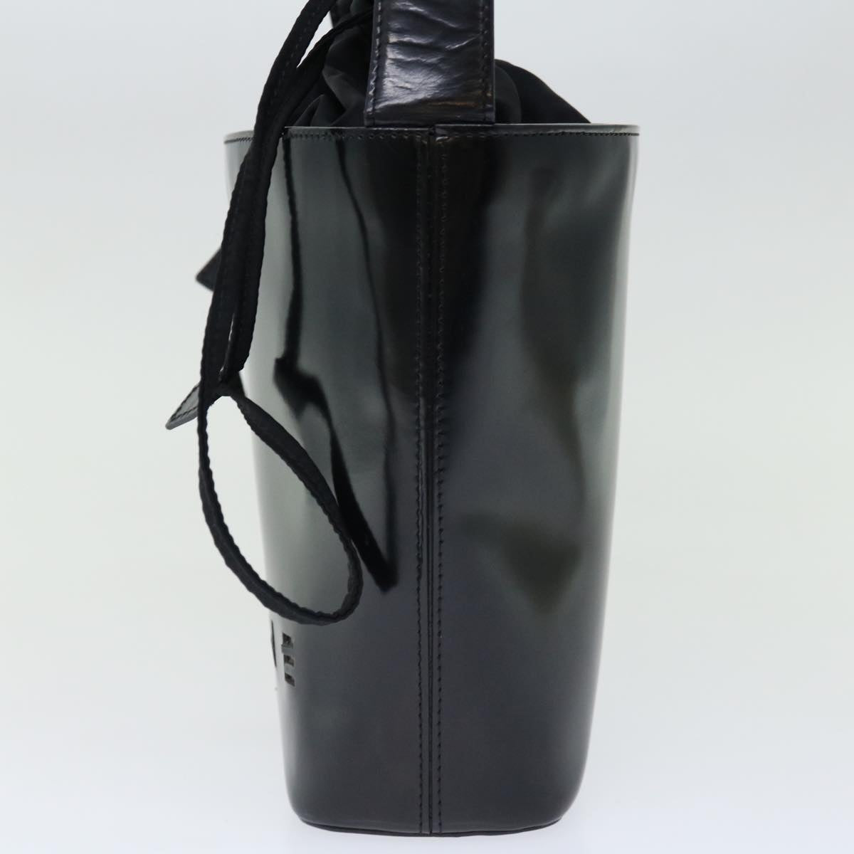 Luxury CELINE Shoulder Bag Enamel Black  70828