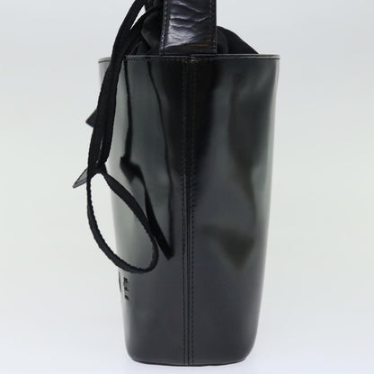 Luxury CELINE Shoulder Bag Enamel Black  70828