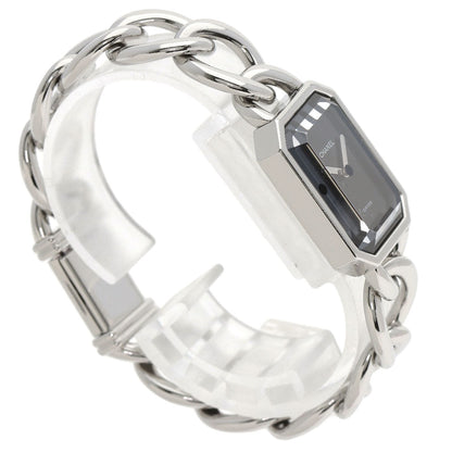 CHANEL Watches Quartz H3248 Stainless Steel Silver Premiere L black dial