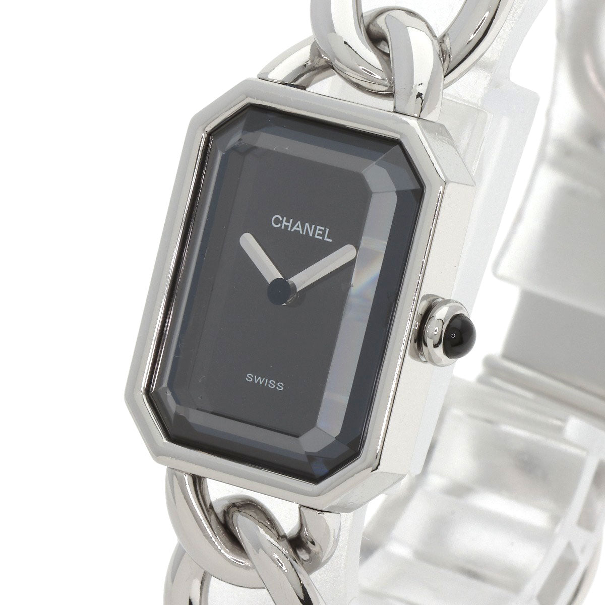 CHANEL Watches Quartz H3248 Stainless Steel Silver Premiere L black dial