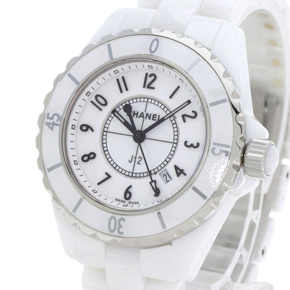 CHANEL Watches Quartz H0968 ceramic white J12 1.3" White Ceramic white dial