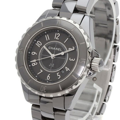 CHANEL Watches Quartz H2978 titanium Silver J12 Chromatic 1.3 " gray dial