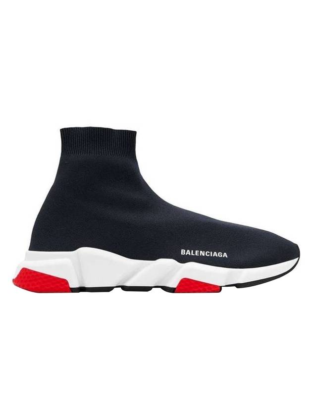 Luxury Balenciaga Trending 2025 Speed Runner High Top Sneakers Red Black