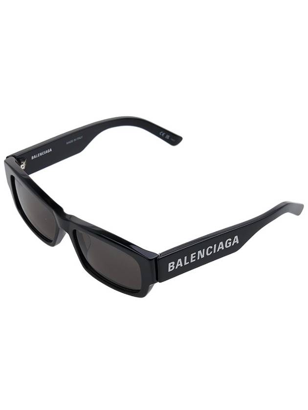 Luxury Balenciaga Trending 2025 Acetate Rectangular Frame Sunglasses Black