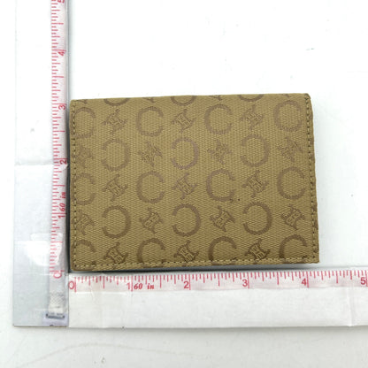 Luxury CELINE | Bags | Luxury CELINE Cc Monogram Denim Wallet In Yellow In Like New Condition ITUA284CJXXO