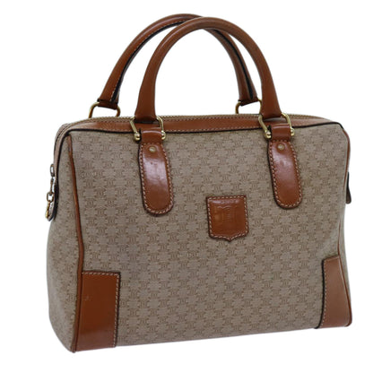 Luxury CELINE Macadam Canvas Hand Bag Beige  71533