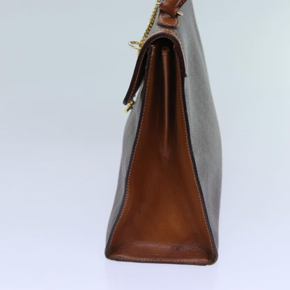 Luxury CELINE Macadam Canvas Hand Bag PVC Brown  71538