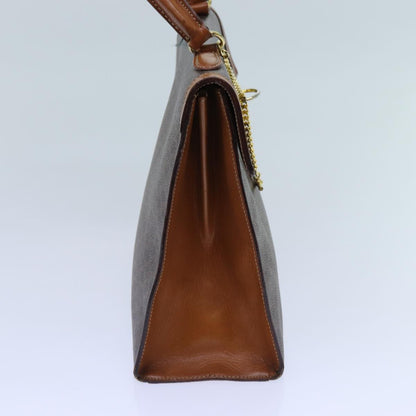 Luxury CELINE Macadam Canvas Hand Bag PVC Brown  71538