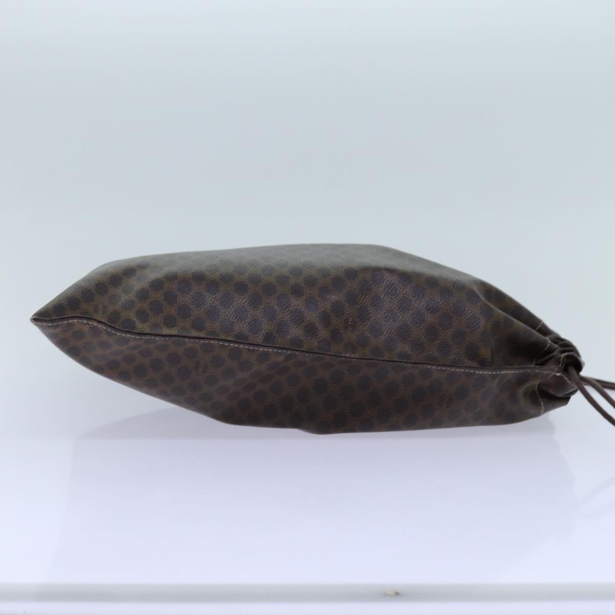 Luxury CELINE Macadam Canvas purse Pouch PVC Brown  71887
