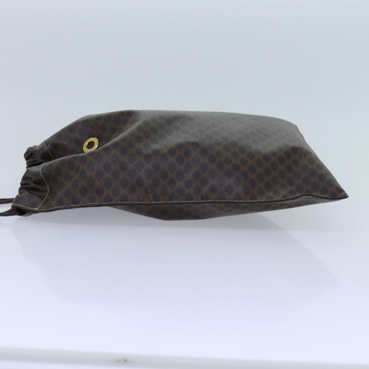Luxury CELINE Macadam Canvas purse Pouch PVC Brown  71887