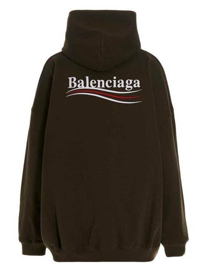 Luxury Balenciaga Trending 2025 Political Campaign Oversized Fit Hoodie Green