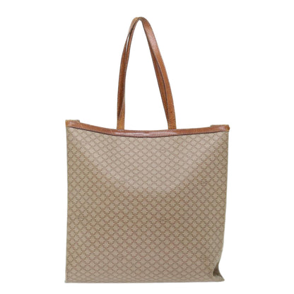 Luxury CELINE Macadam Canvas Shoulder Bag Beige  72092