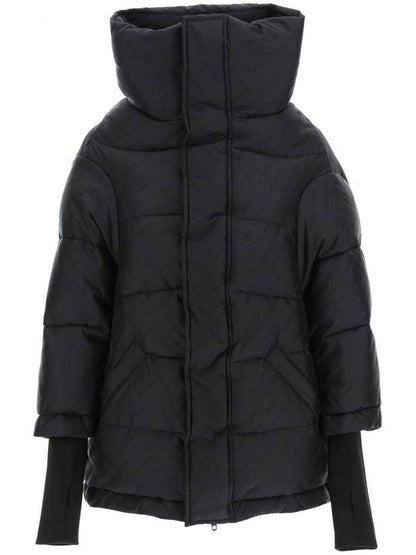 Luxury Balenciaga Trending 2025 WoMen's Swing Logo Puffer Down Padding Black