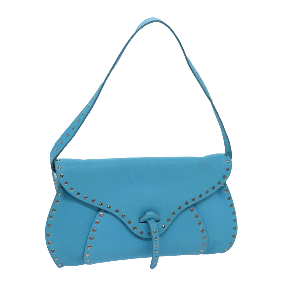 Luxury CELINE Shoulder Bag Light Blue  72402