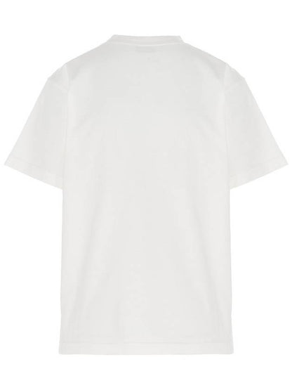 Luxury Balenciaga Trending 2025 WoMen's The Simpsons Printing Small Fit Short Sleeve T-Shirt White