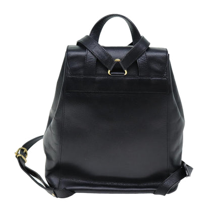 Luxury CELINE Backpack Leather Black  73090