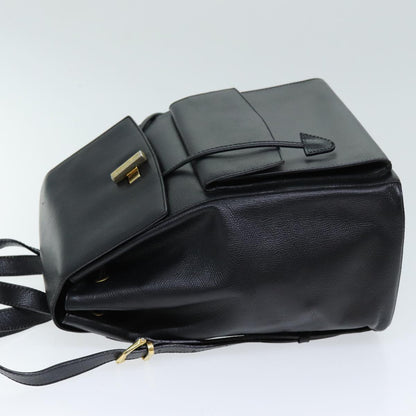 Luxury CELINE Backpack Leather Black  73090