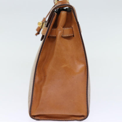 Luxury CELINE Macadam Canvas Hand Bag Beige  73341