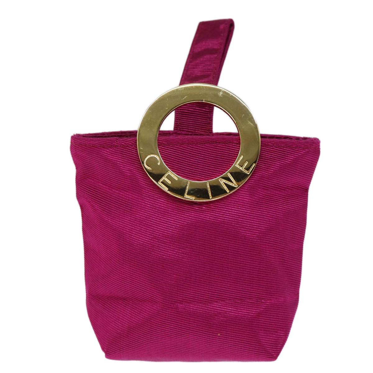 Luxury CELINE Pouch Nylon Pink  73360