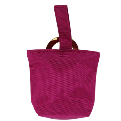 Luxury CELINE Pouch Nylon Pink  73360