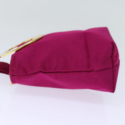 Luxury CELINE Pouch Nylon Pink  73360