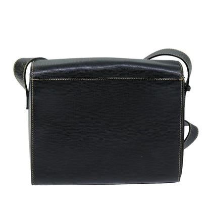 Luxury CELINE Shoulder Bag Leather Black  73484