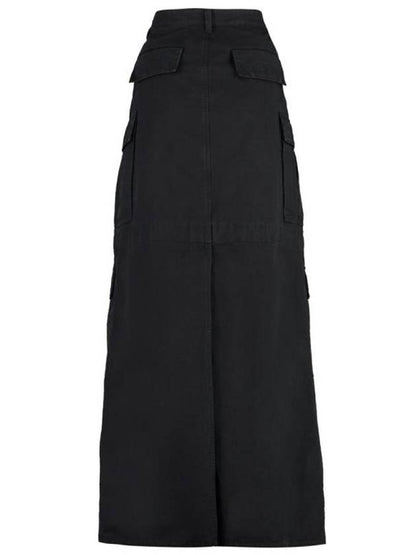 Luxury Balenciaga Trending 2025 Apron Cargo Pants A Line Skirt Black Black