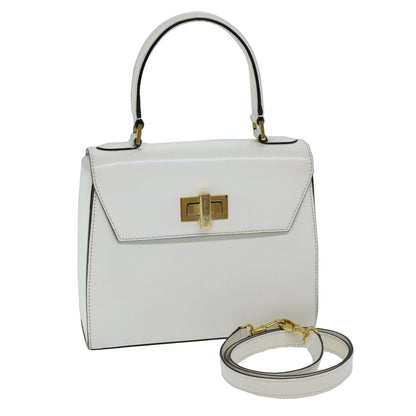 Luxury CELINE Hand Bag Leather 2way Whe  73590