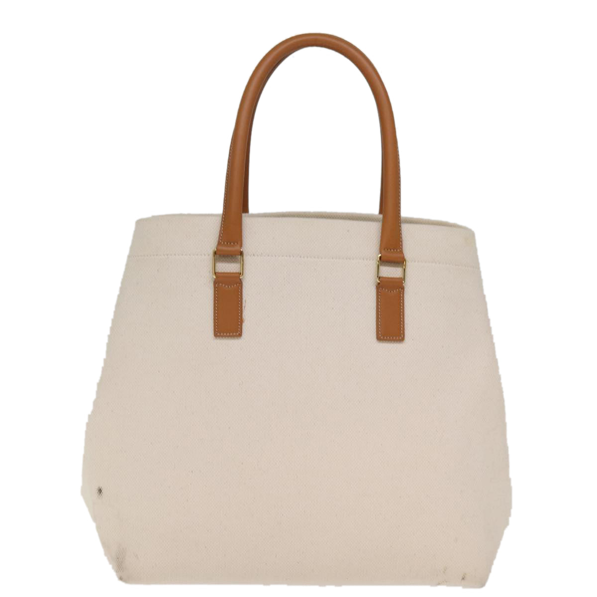 Luxury CELINE Horizontal Cabas Tote Bag Canvas Cream  74667