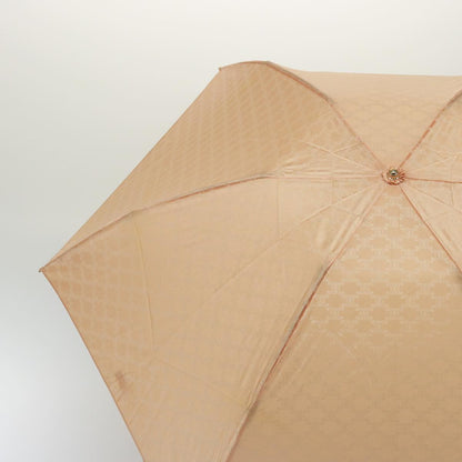 Luxury CELINE Macadam Canvas Folding Umbrella Nylon Pink  74883
