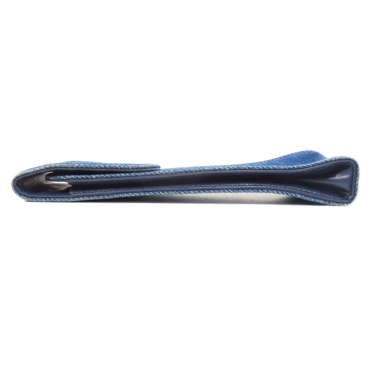 CHANEL glasses case denim blue COCO Mark Women