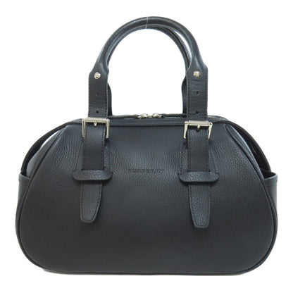 BURBERRY Handbag leather black logo