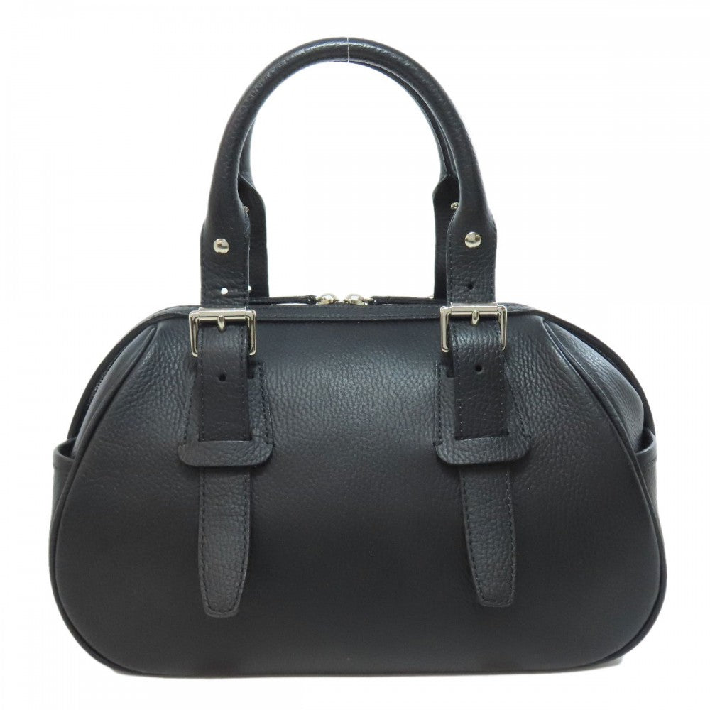 BURBERRY Handbag leather black logo