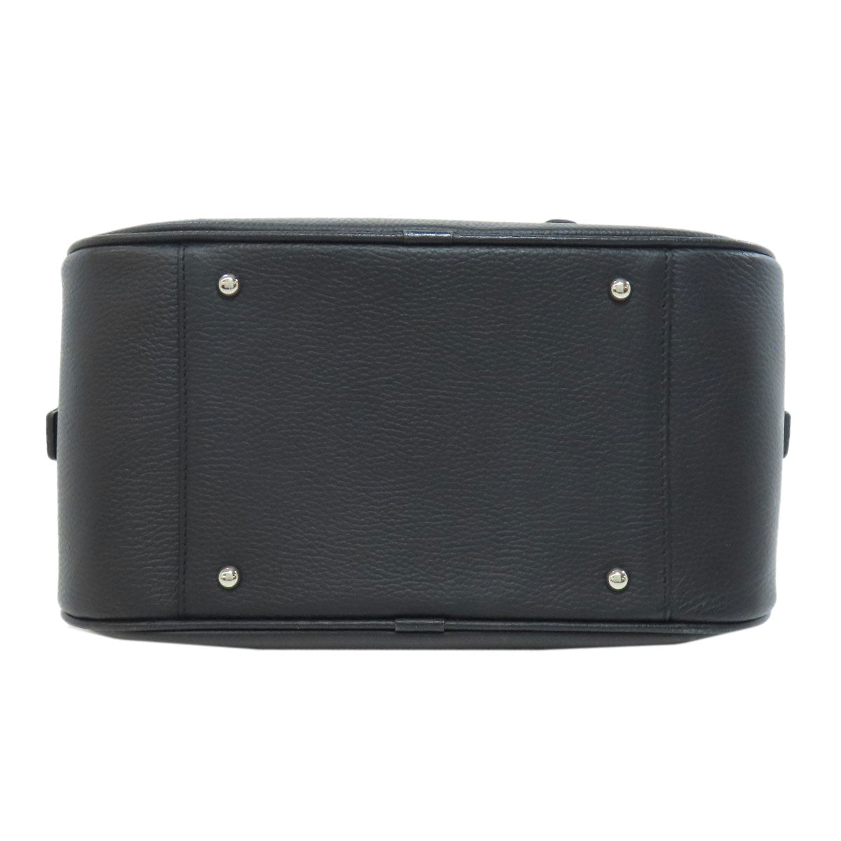 BURBERRY Handbag leather black logo
