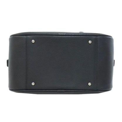 BURBERRY Handbag leather black logo