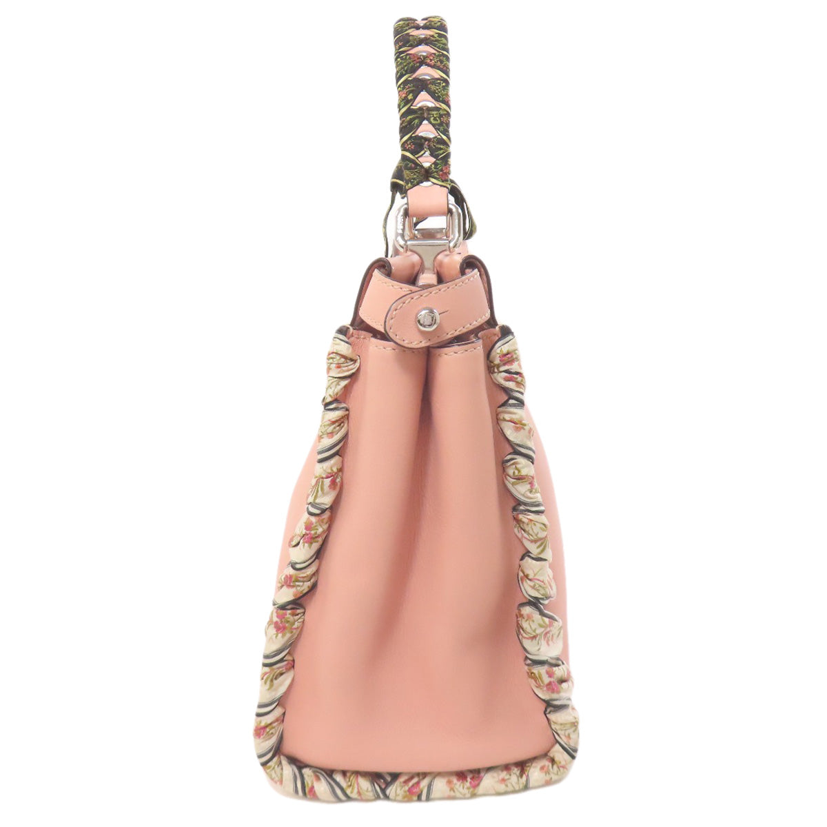 FENDI Handbag Calfskin pink Peekaboo ribbon stitch 2WAY Women