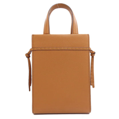 FENDI Handbag Calfskin Brown GoTo Shopper Small 2WAY Women