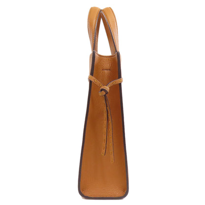 FENDI Handbag Calfskin Brown GoTo Shopper Small 2WAY Women