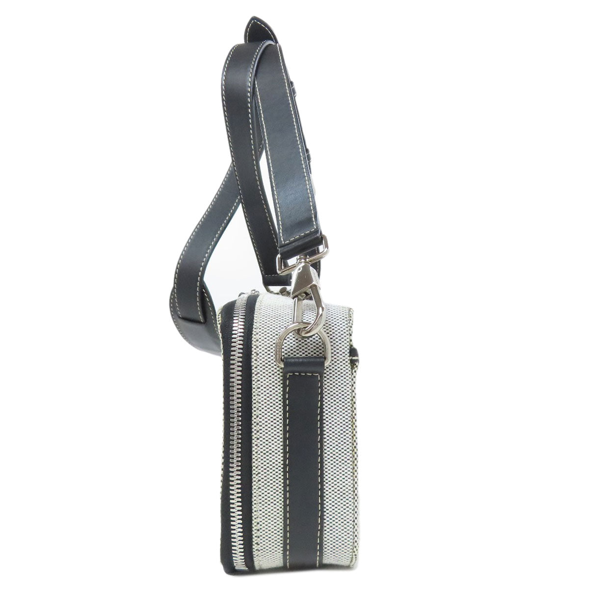 BURBERRY Shoulder Bag canvas gray logo