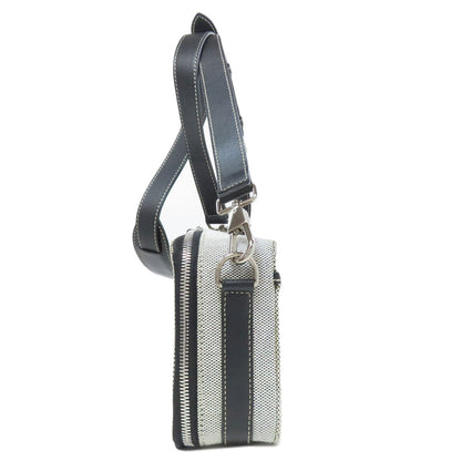 BURBERRY Shoulder Bag canvas gray logo