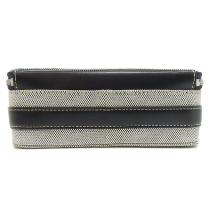 BURBERRY Shoulder Bag canvas gray logo