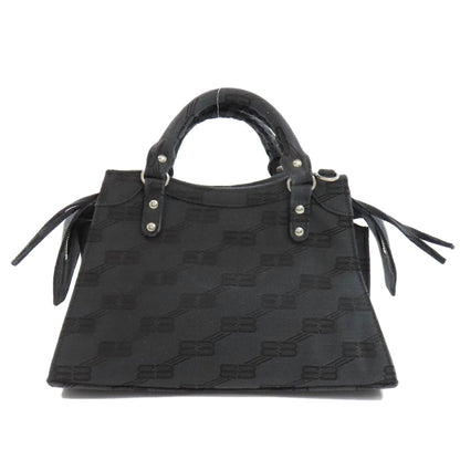 BALENCIAGA Handbag 696495 canvas gray Neo Classic City XS 2WAY