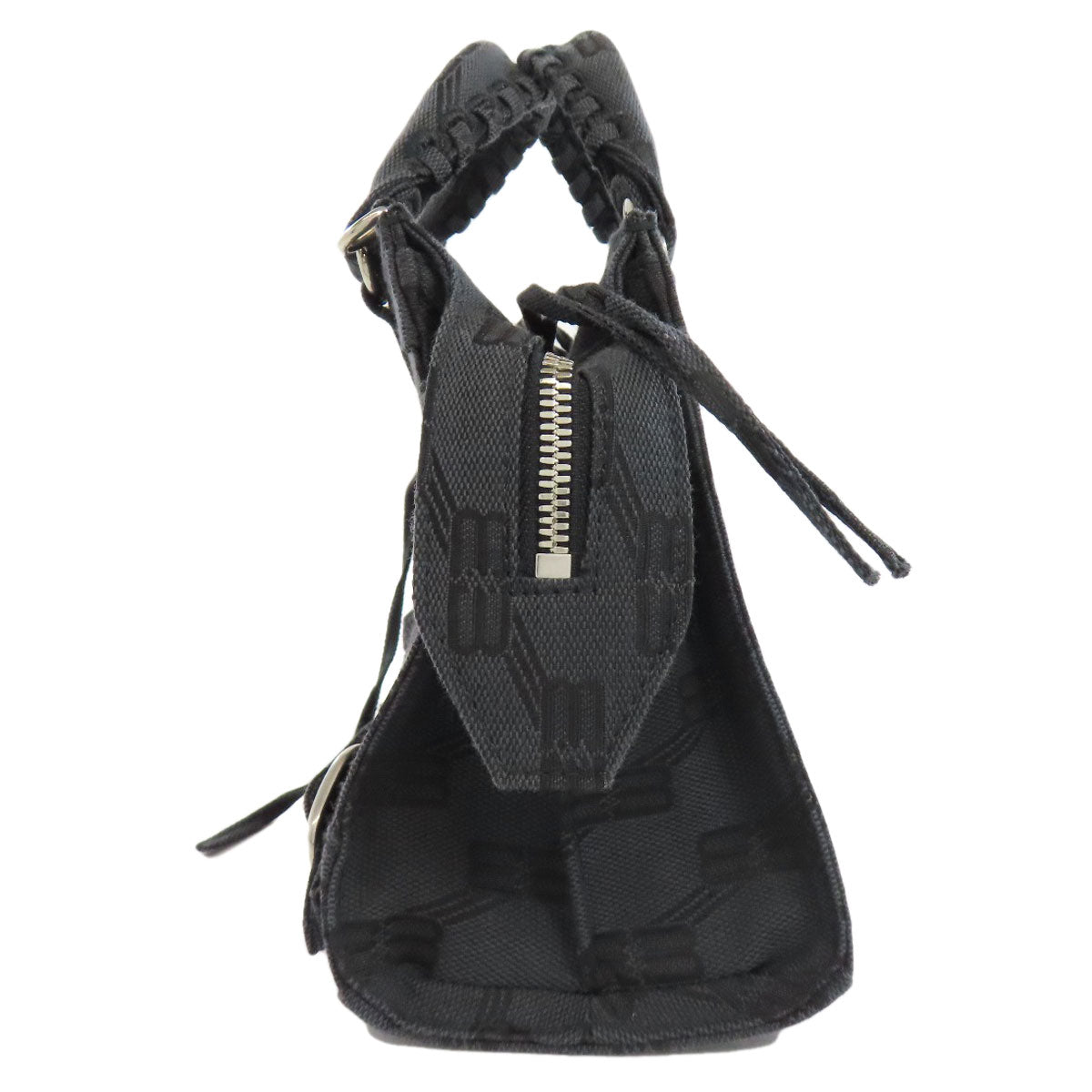 BALENCIAGA Handbag 696495 canvas gray Neo Classic City XS 2WAY