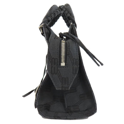 BALENCIAGA Handbag 696495 canvas gray Neo Classic City XS 2WAY