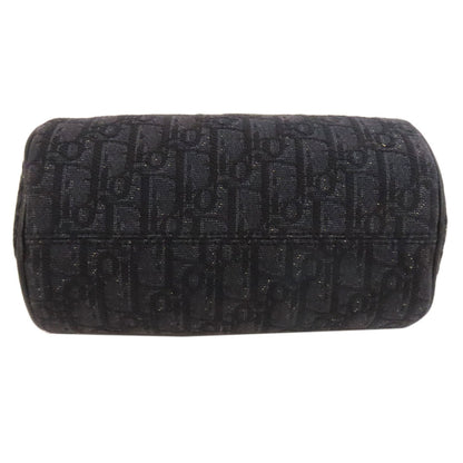 Christian Dior Shoulder Bag canvas black Oblique Women