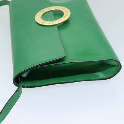 Luxury CELINE Shoulder Bag Leather Green  75227A