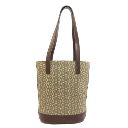 CELINE Tote Bag canvas Brown C Macadam