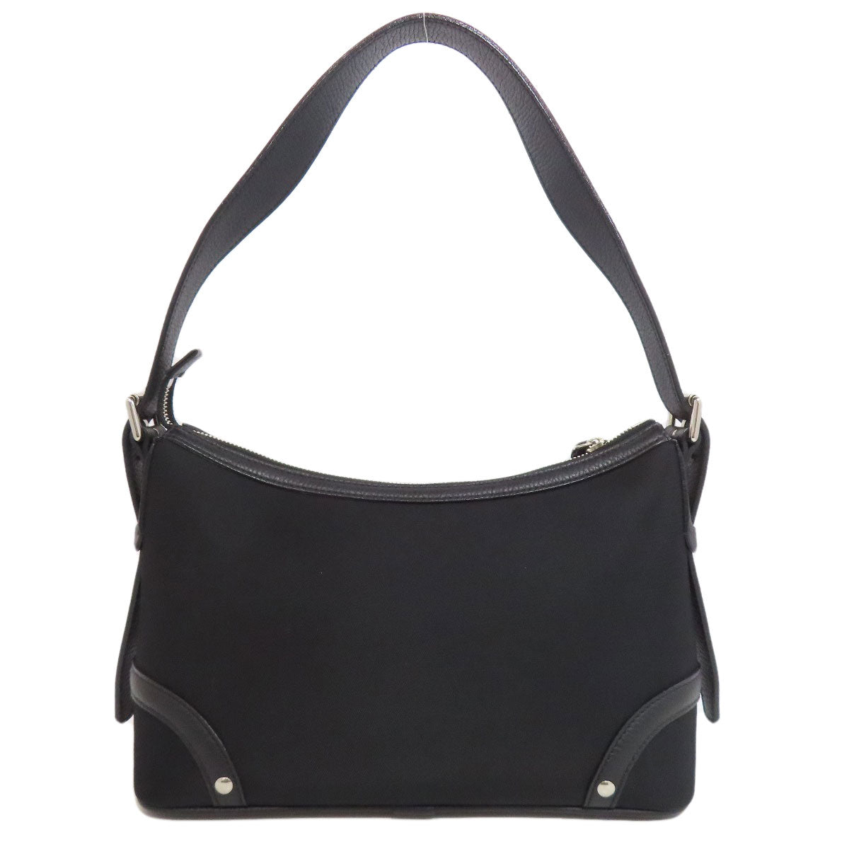 BURBERRY Shoulder Bag Nylon black Nova Check One Belt